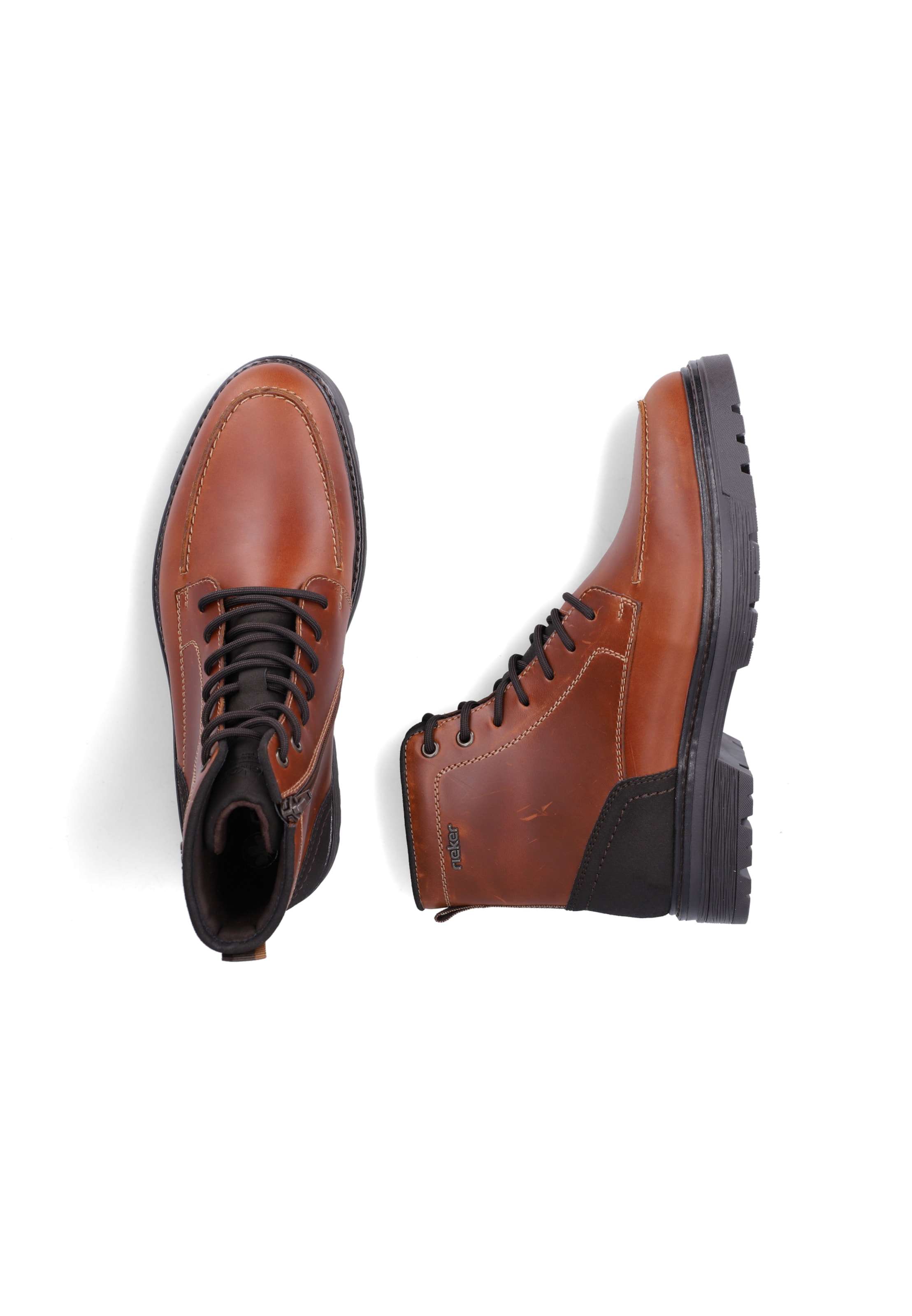Bottines à lacets ' F2710 ' Rieker en marron