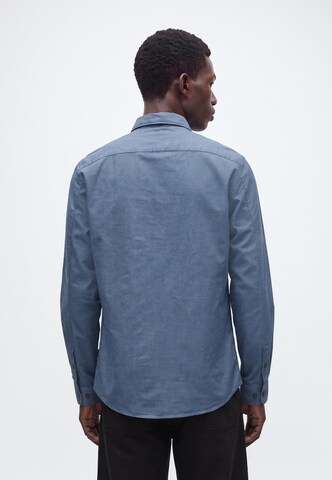 Lindbergh - Ajuste regular Camisa en azul: atrás