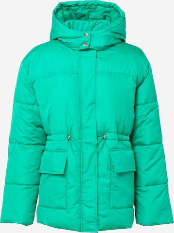 PIECES Zimska jakna 'LOUIE' | zelena barva: sprednja stran
