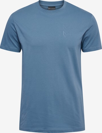 T-Shirt fonctionnel Hummel en bleu : devant