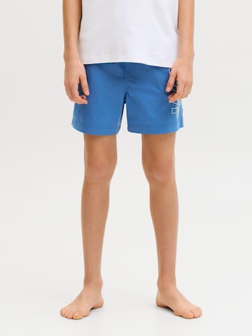 Jack & Jones Junior Плавательные шорты 'JPSTMaui Wave' в Синий: спереди