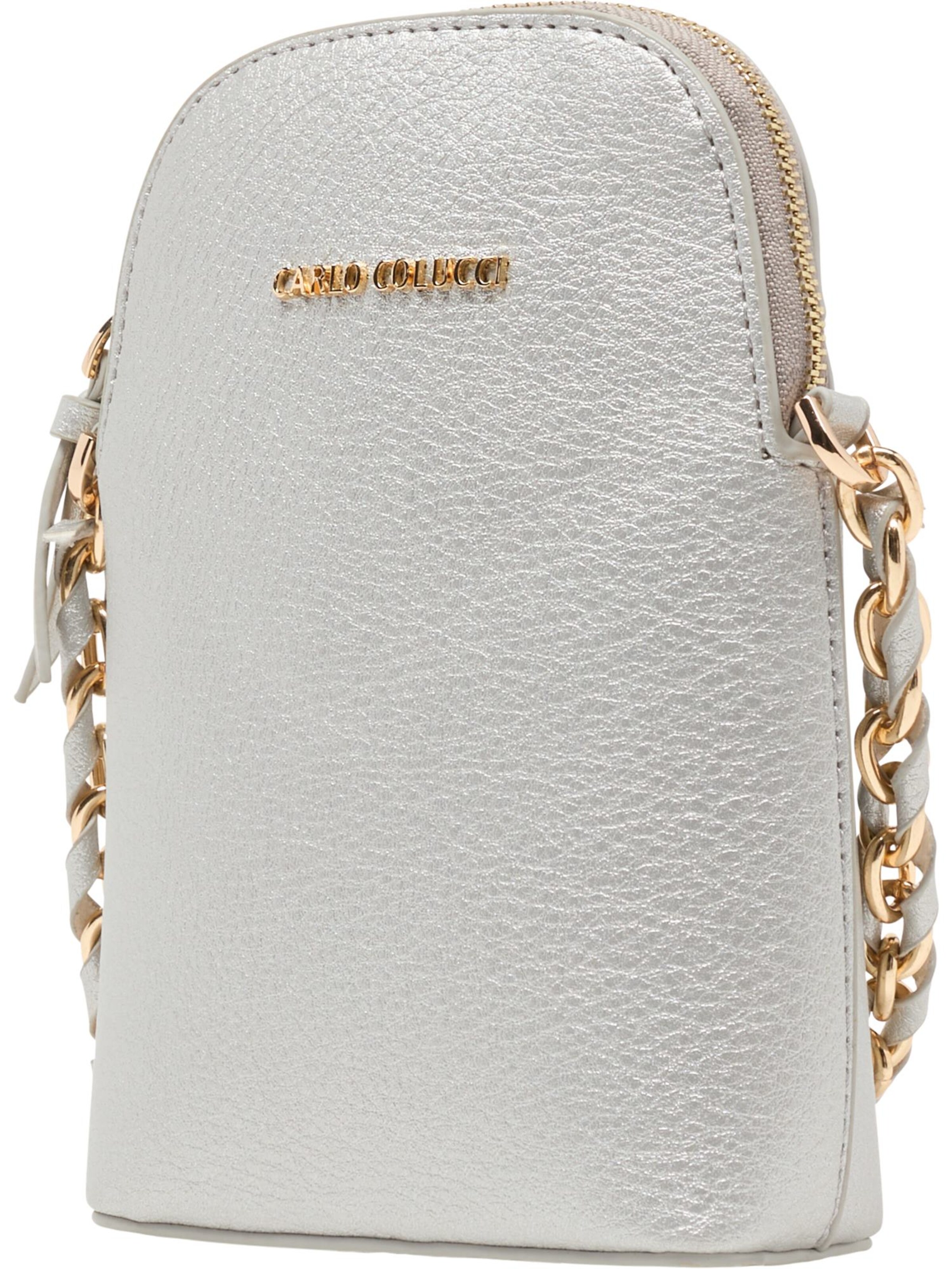 Sac à bandoulière 'Delai' Carlo Colucci en argent
