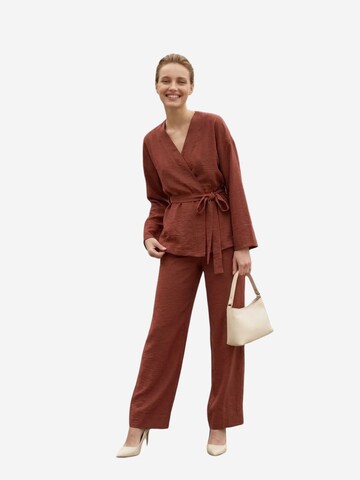 My fashion - Calças de fato em vermelho: frente