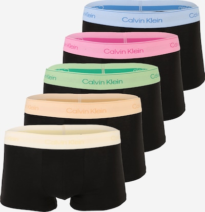 Calvin Klein Underwear Bokserice veličine XS u svijetloplava / svijetlozelena / marelica / crna, Pregled proizvoda