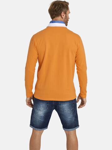 Sweat-shirt ' Bente ' Jan Vanderstorm en orange