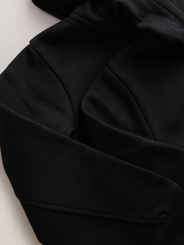 Next - Sudadera con cremallera en negro