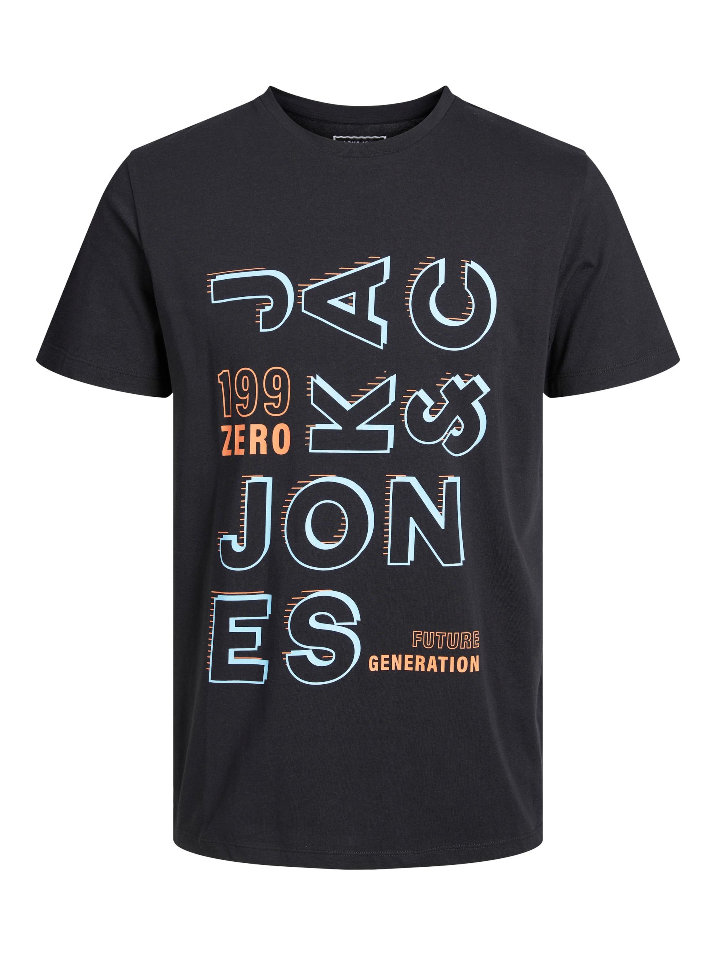 Männer Shirts JACK & JONES T-Shirt 'BOOSTER' in Schwarz - MZ19811 Männer Shirts JACK & JONES T-Shirt 'BOOSTER' in Schwarz - MZ19811