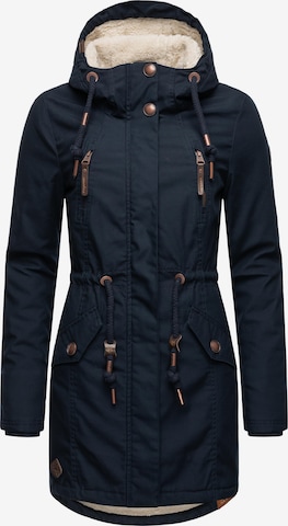 Ragwear Winterparka 'Elsie' in Blauw: voorkant