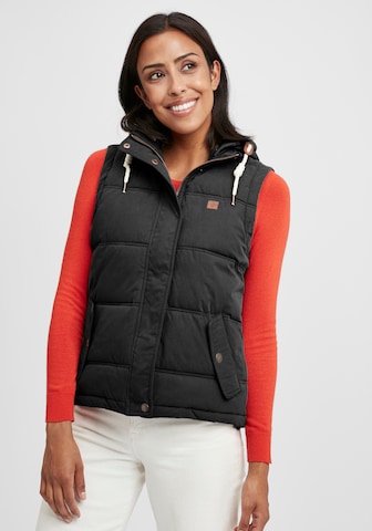 Oxmo Vest 'Lewonda' in Black: front