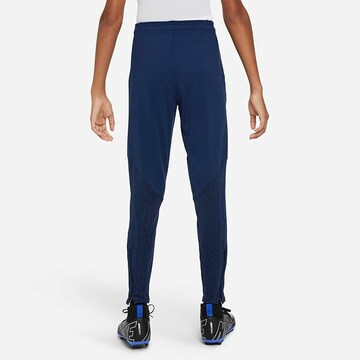 NIKE Slim fit Workout Pants 'Strike' in Blue