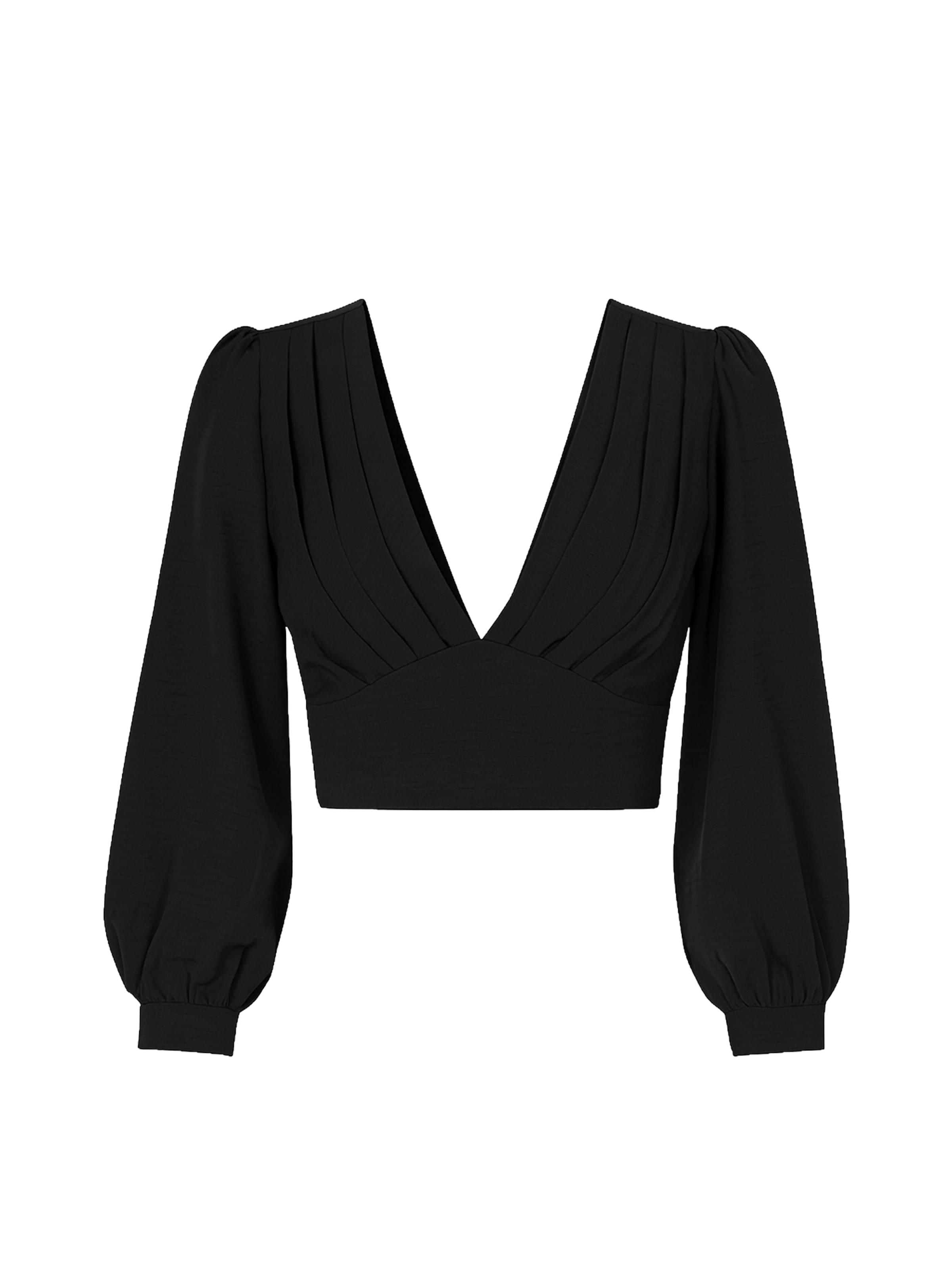 Chemisier Elara en noir : devant