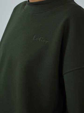 Sweat-shirt 'Rosa' LeGer by Lena Gercke en vert