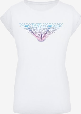 F4NT4STIC Shirt 'DC Comics Wonder Woman 84 Repeat' in White: front