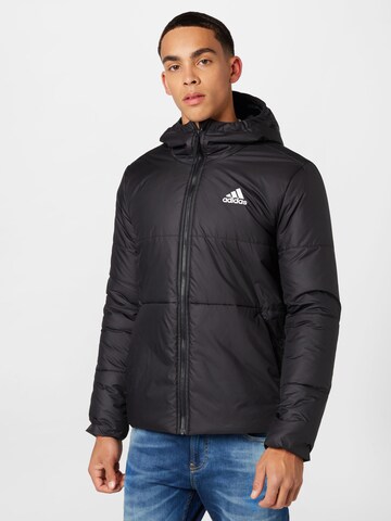 ADIDAS SPORTSWEAR - Casaco deportivo 'Bsc 3-Stripes Insulated' em preto: frente