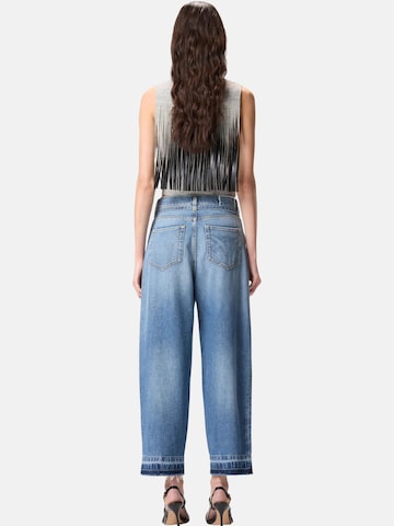 Regular Jean 'ESTELLE BELT EGG MEDIUM BLUE DENIM' PINKO en bleu