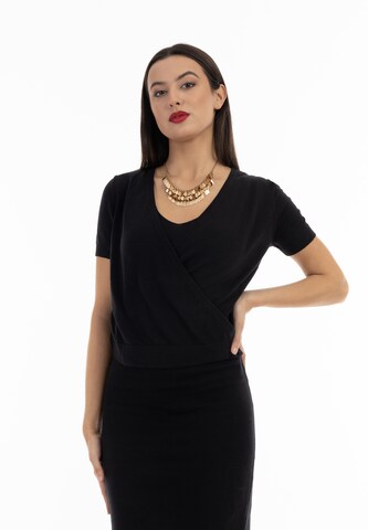 faina Sweater in Black: front