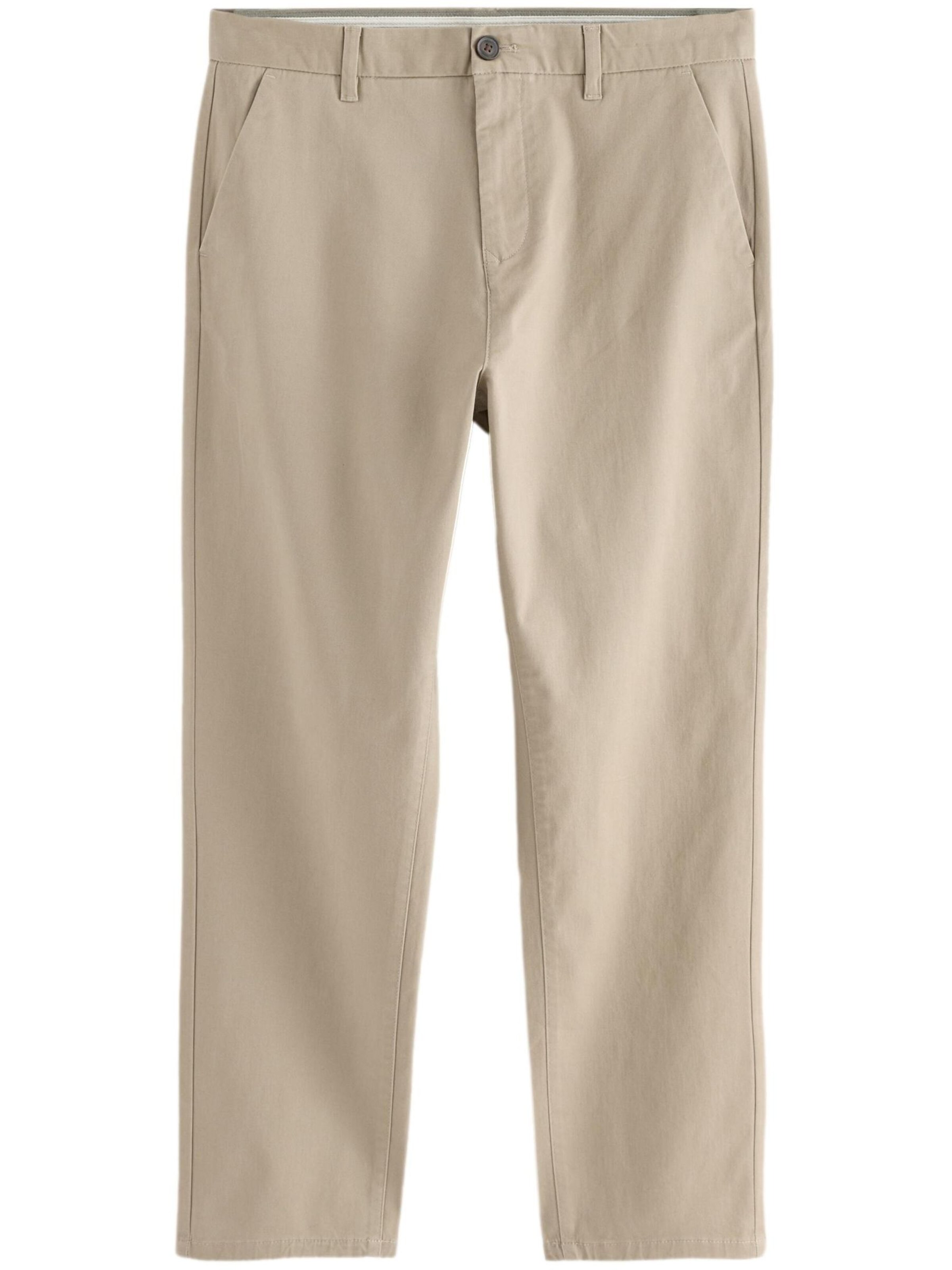 Next Tapered Chinobyxa i grå: framsida