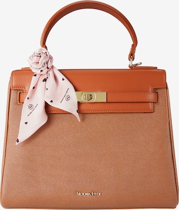 Victoria Hyde Handtasche 'Ella' in Braun: Vorderseite