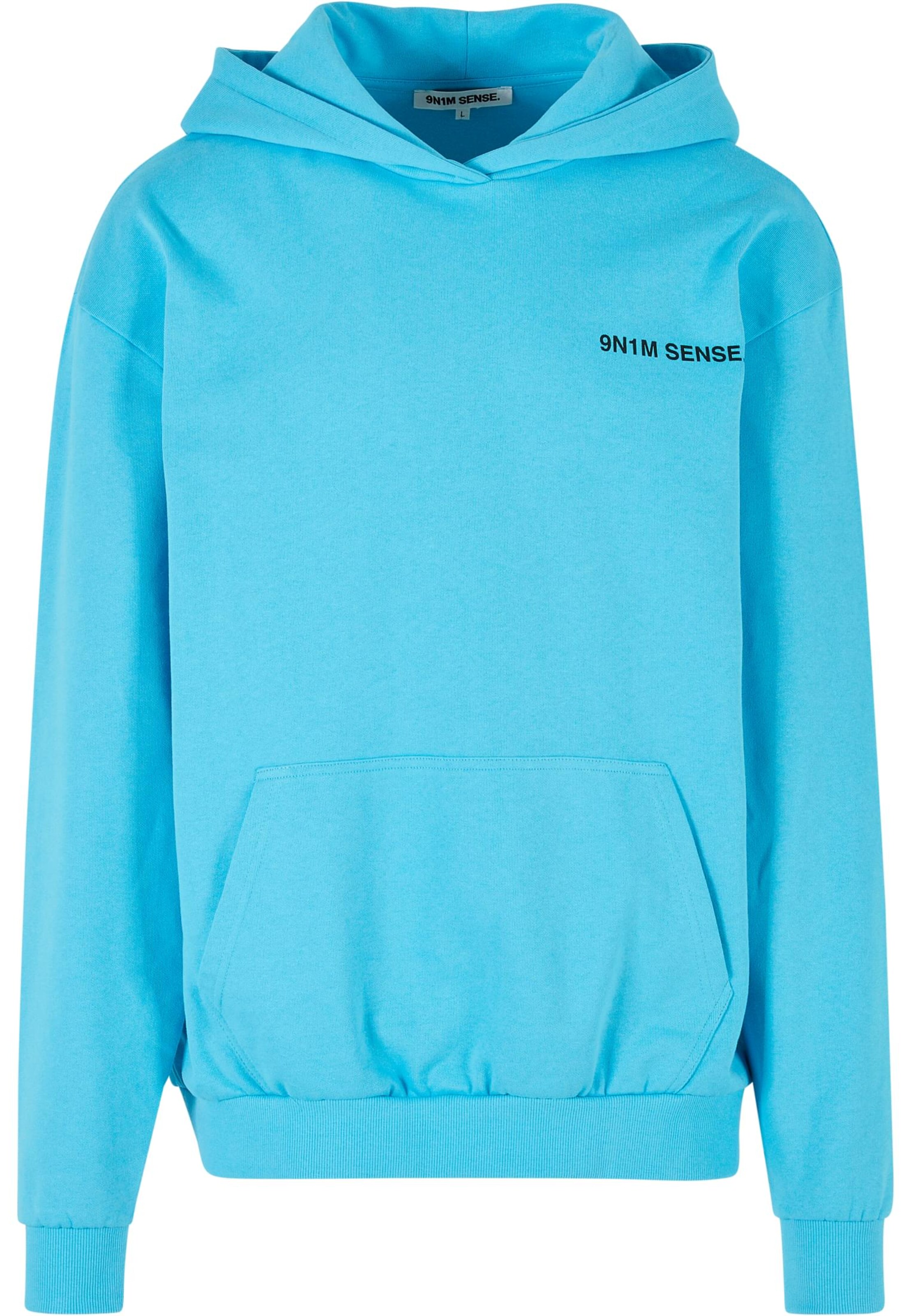 Felpa 'When We Meet' di 9N1M SENSE in blu: frontale