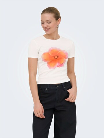 ONLY T-Shirt in Weiß: Vorderseite