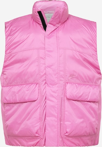 Nike Sportswear - Colete em rosa: frente