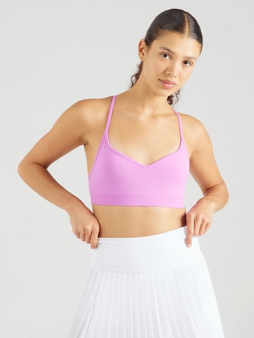 rožinė Fabletics Biustjė Sportinė liemenėlė: priekis
