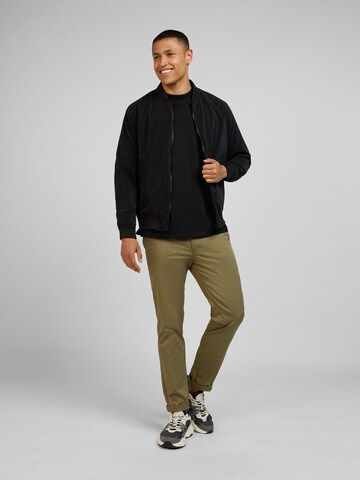 yazubi Slim fit Chino Pants 'Dustin' in Green