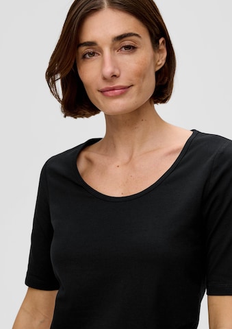s.Oliver Shirt in Zwart
