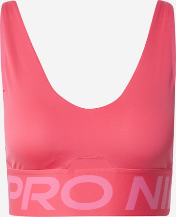 NIKE - Sujetador deportivo 'INDY PLUNGE ' en rosa: frente