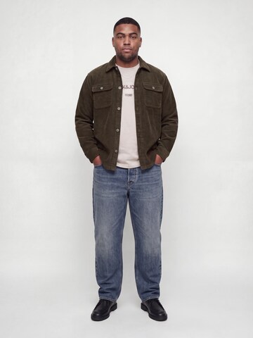 Jack & Jones Plus - Ajuste confortable Camisa 'JJEREGENT' en verde