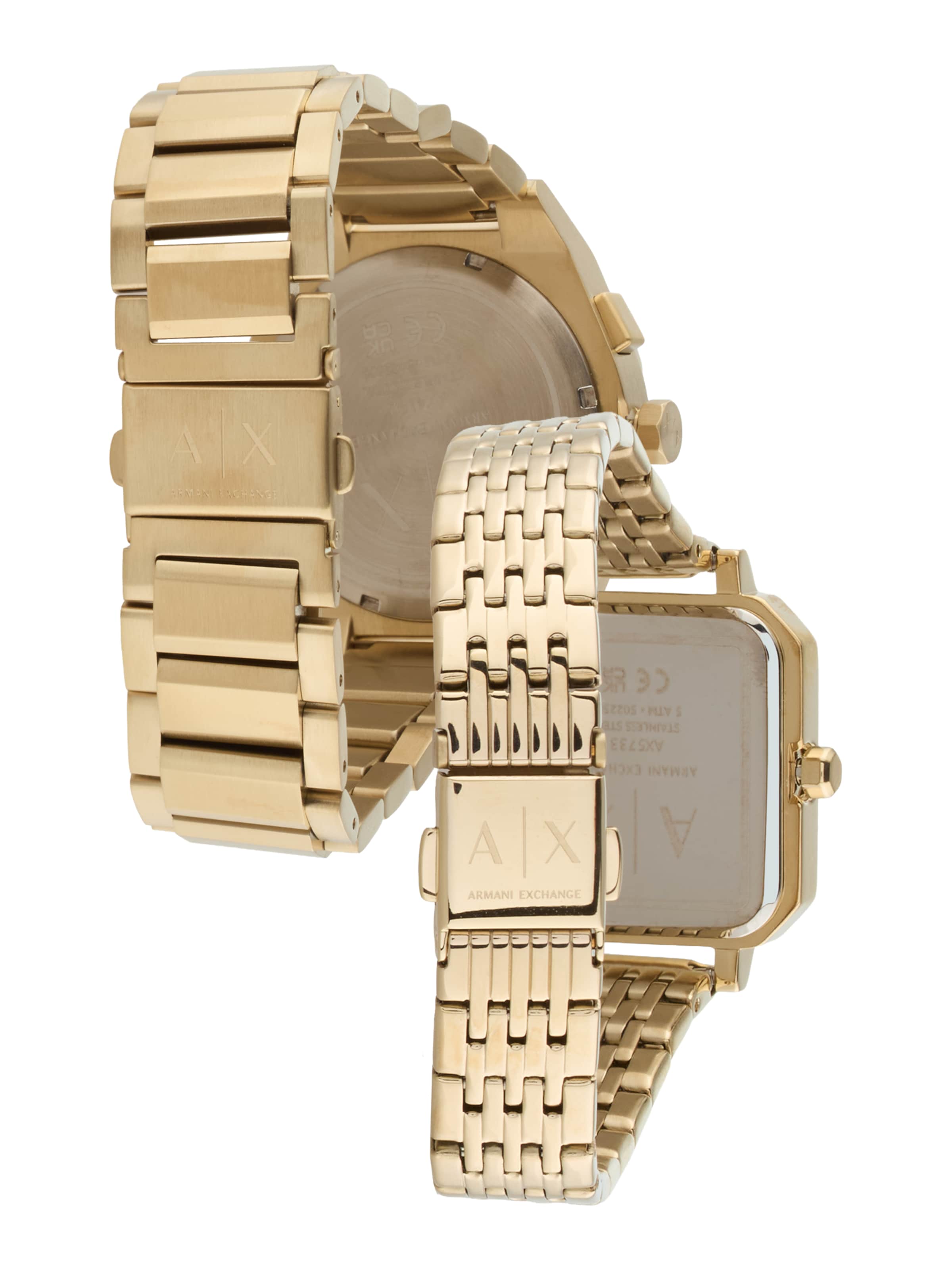 ARMANI EXCHANGE Аналоговые часы в Золотой