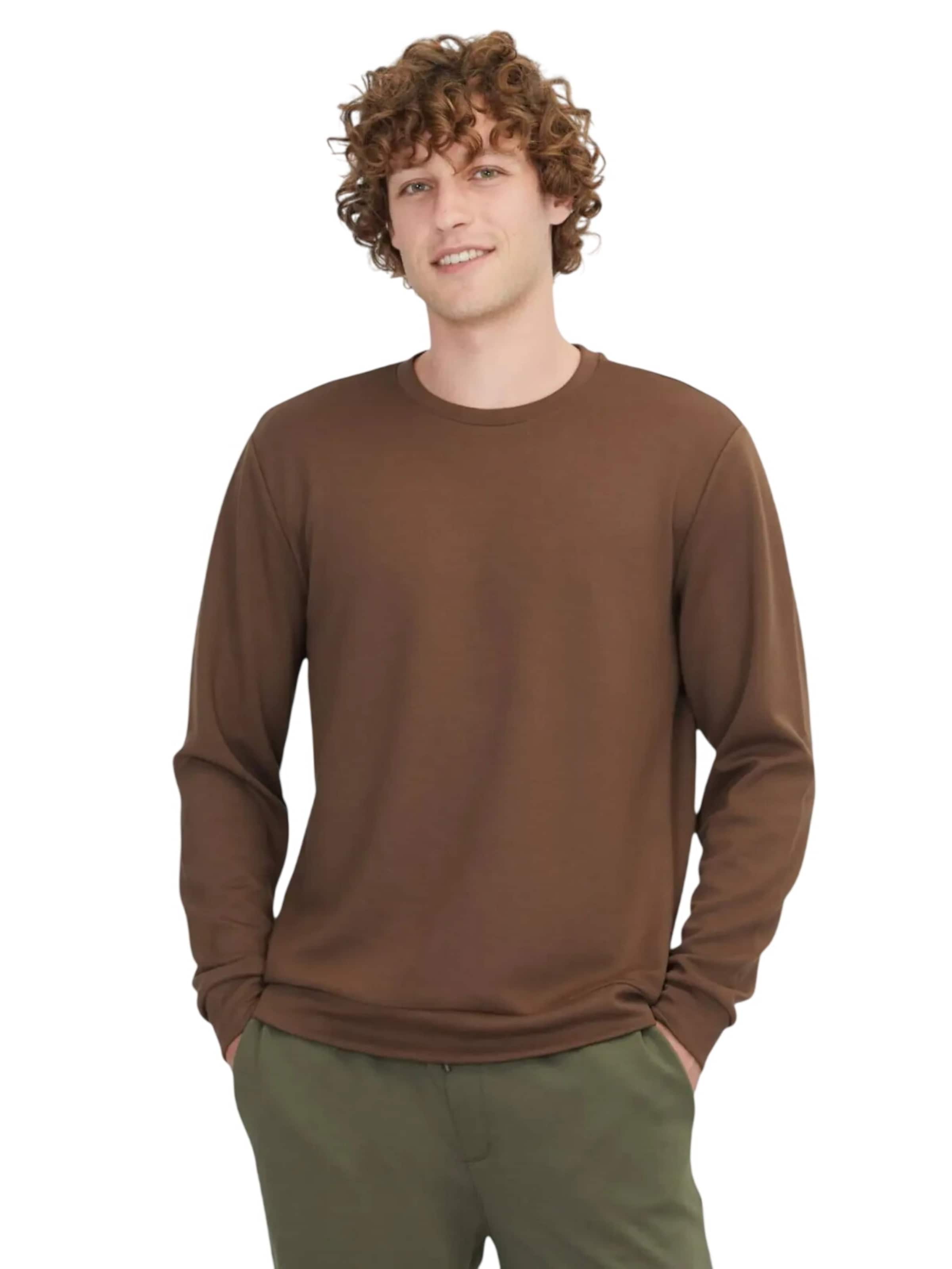 KİP Sweatshirt in Brown: front