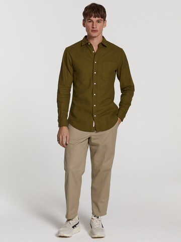 Shiwi Klasický střih Košile 'Tyler' – zelená