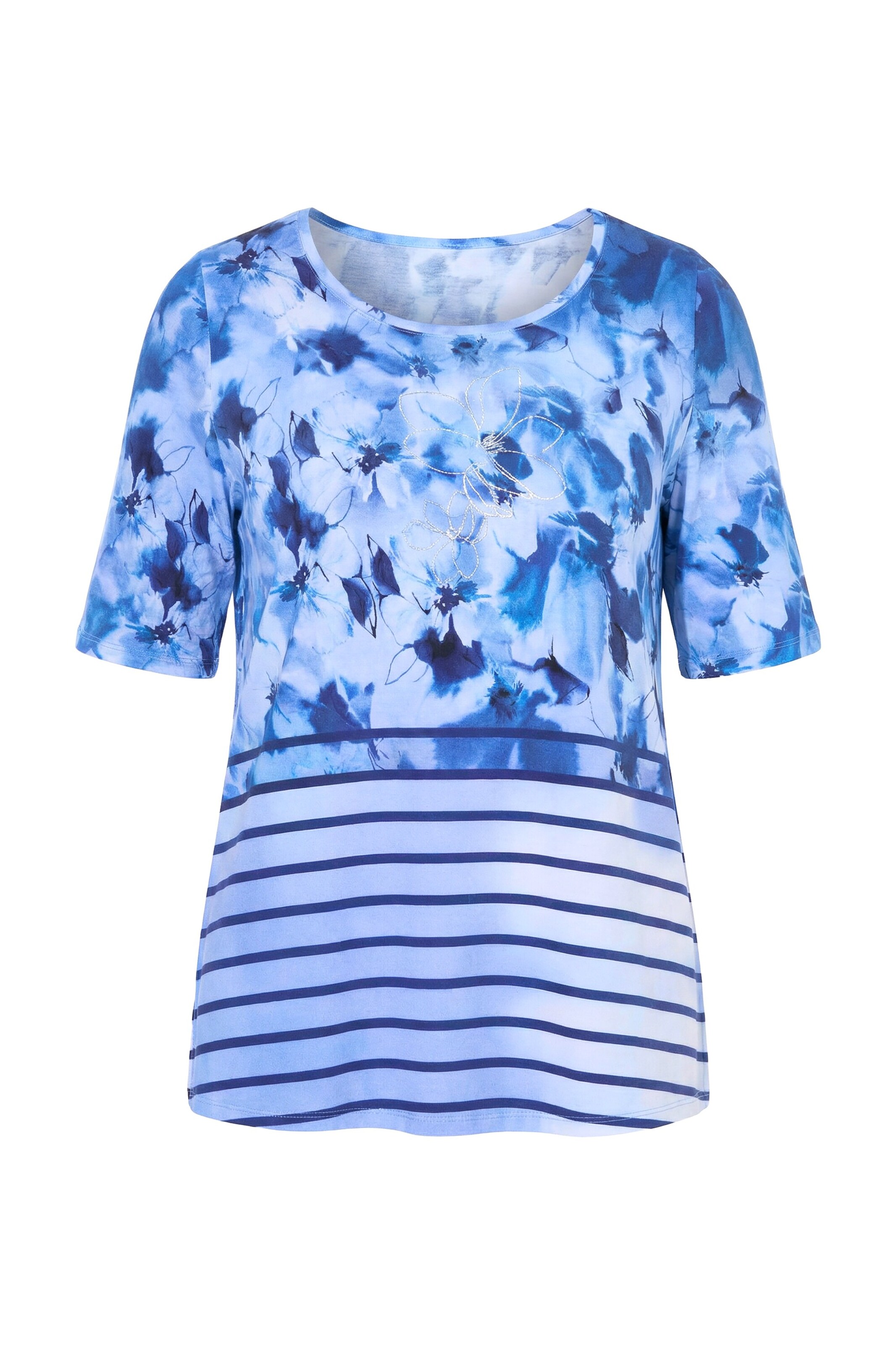 Ulla Popken Shirt in Blau: Vorderseite