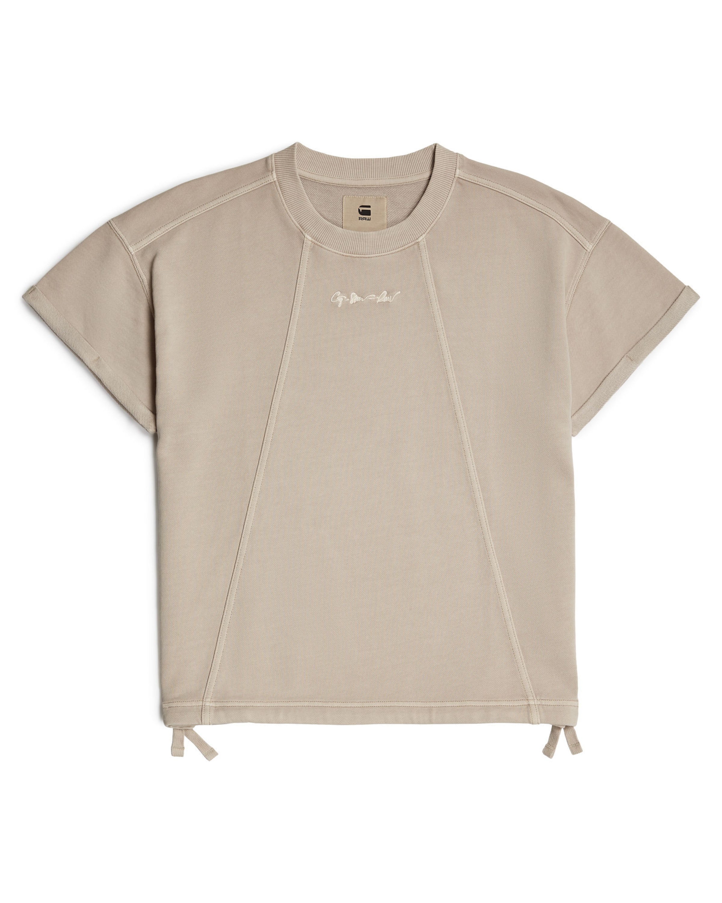 G-STAR Sweatshirt in Beige: front