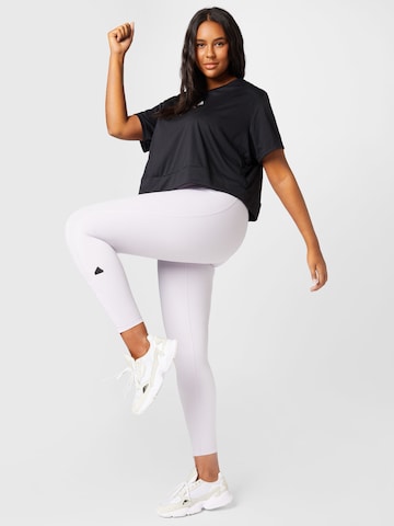 ADIDAS SPORTSWEAR Skinny Sporthose in Lila