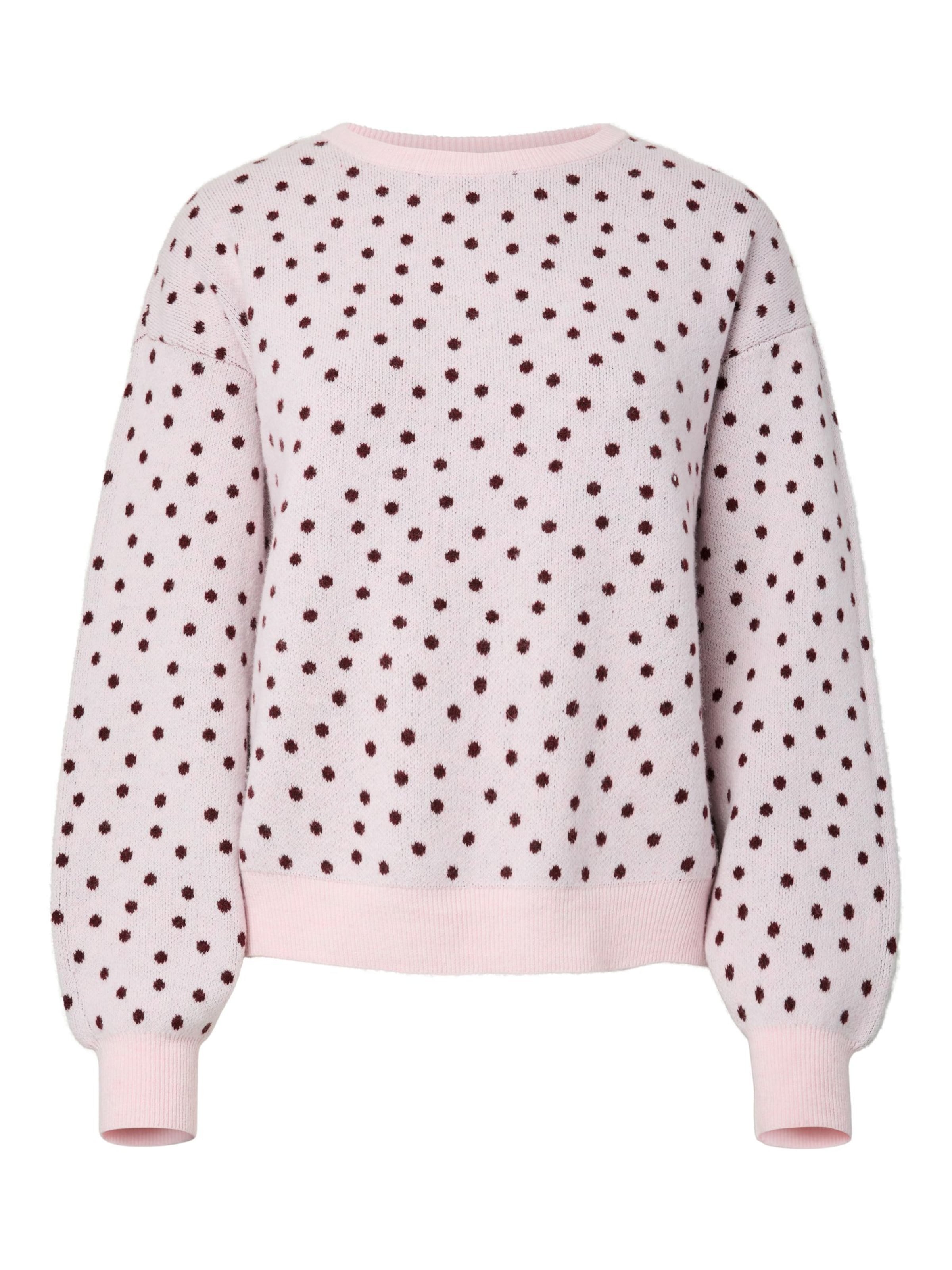 PIECES Sweater 'PCNancy' in Pink: front