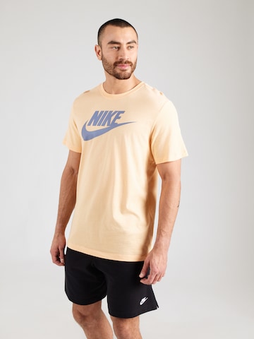 Nike Sportswear Klasický střih Tričko 'ICON FUTURA' – oranžová: přední strana
