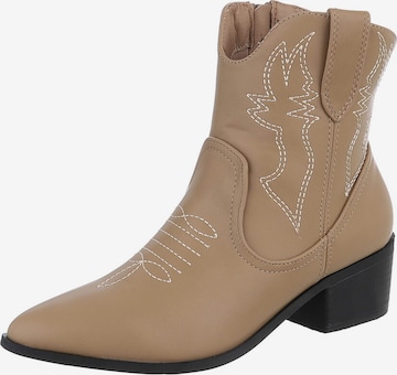 Ital-Design Boots in Brown: front
