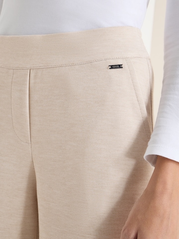CECIL Wide leg Trousers 'Neele' in Beige