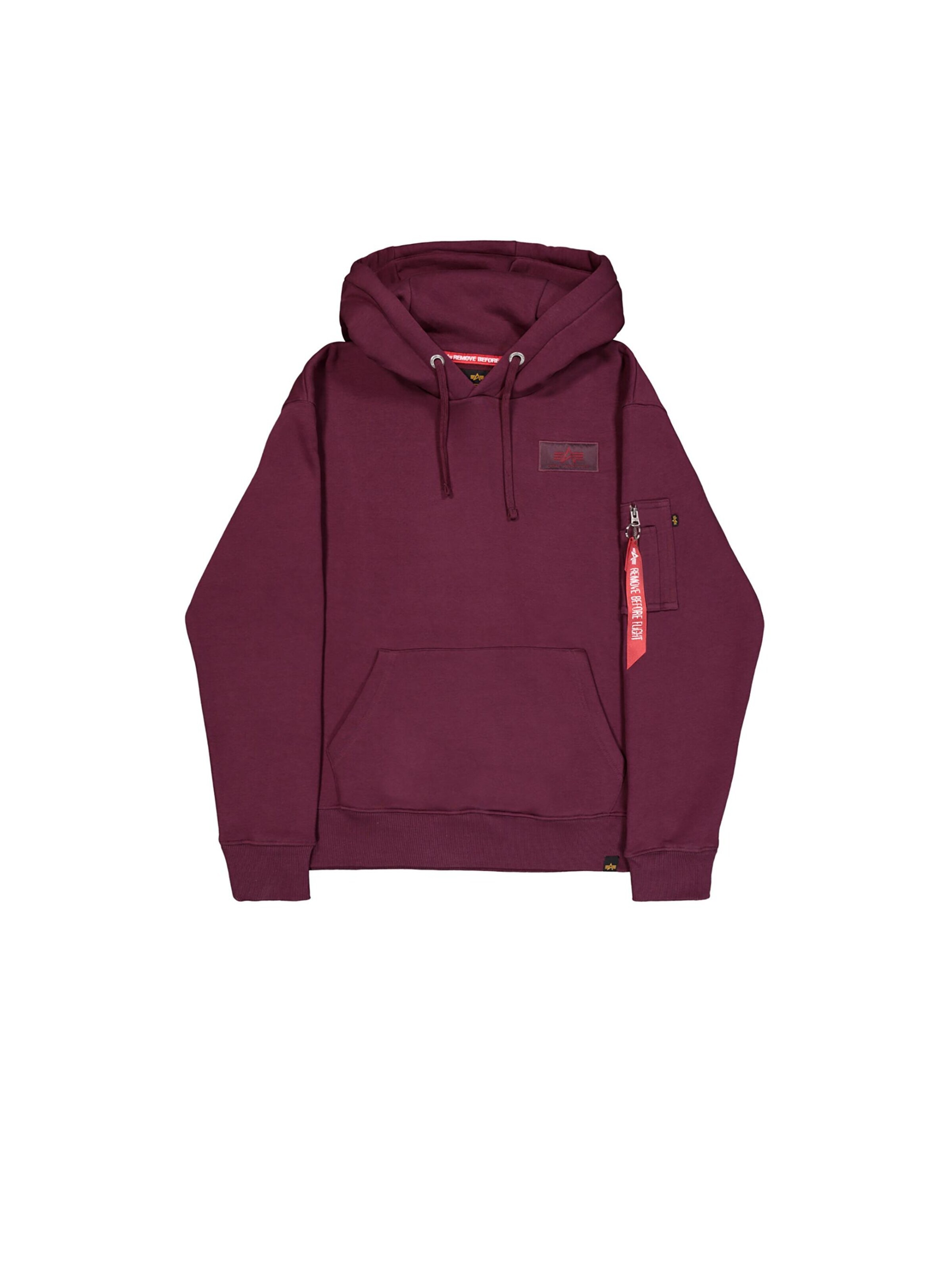 ALPHA INDUSTRIES Sweatshirt 'Backprint' in Red