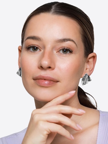 Boucles d'oreilles Heideman en argent : devant