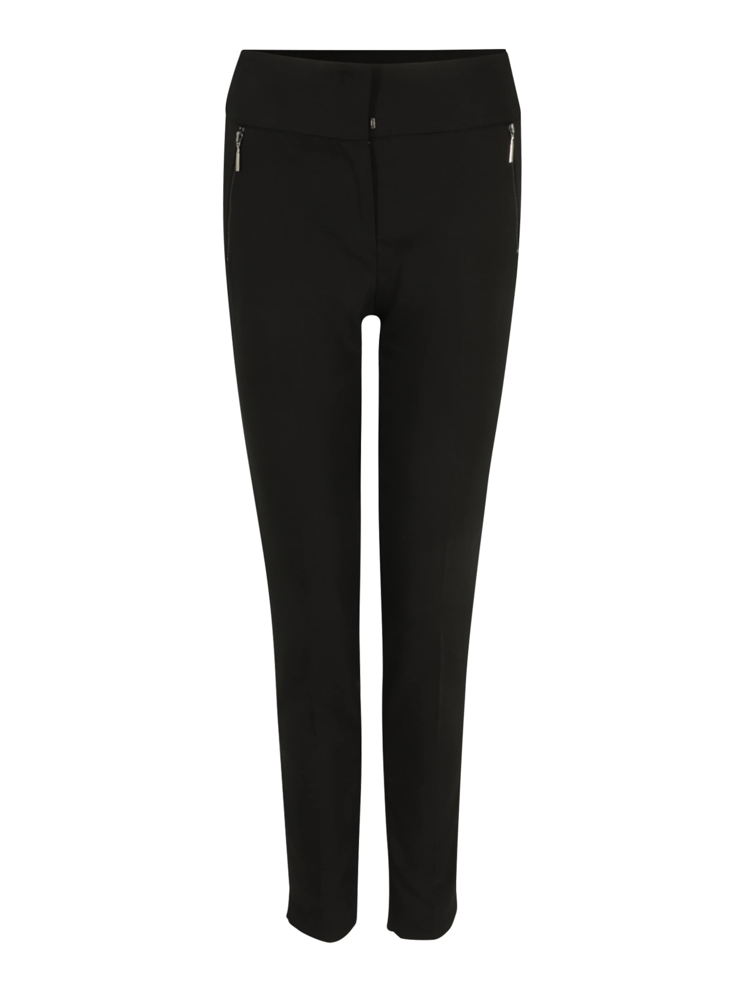 COMMA Regular Bügelfaltenhose in Schwarz: Vorderseite