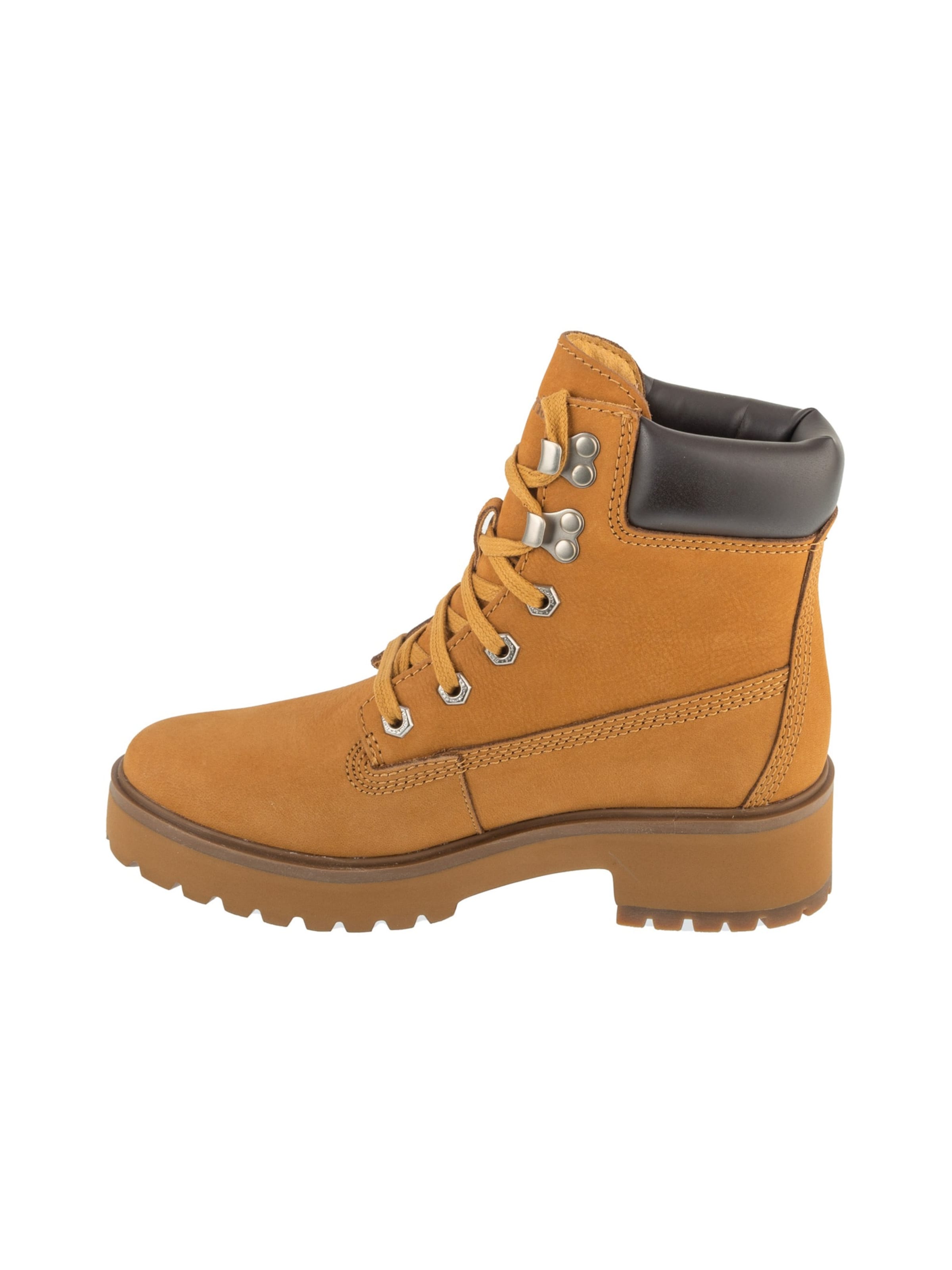 TIMBERLAND Lace-Up Boots 'Carnaby Cool' in Yellow: front