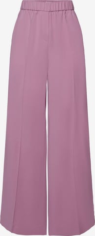 Pantalon à plis ESPRIT en violet : devant