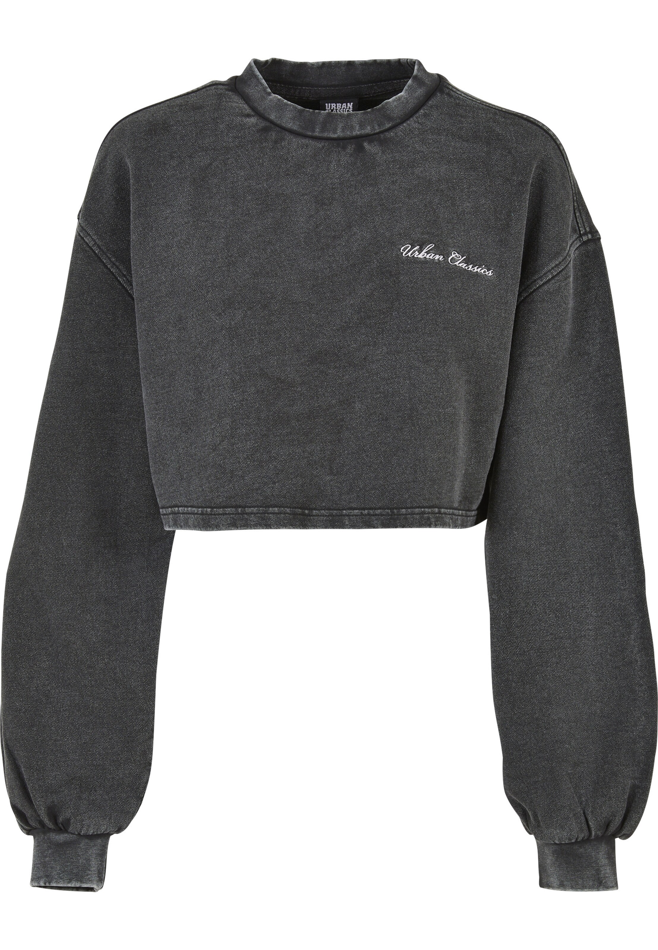 Urban Classics Sweatshirt in Black: front