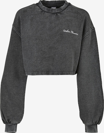 Urban Classics Sweatshirt in Black: front