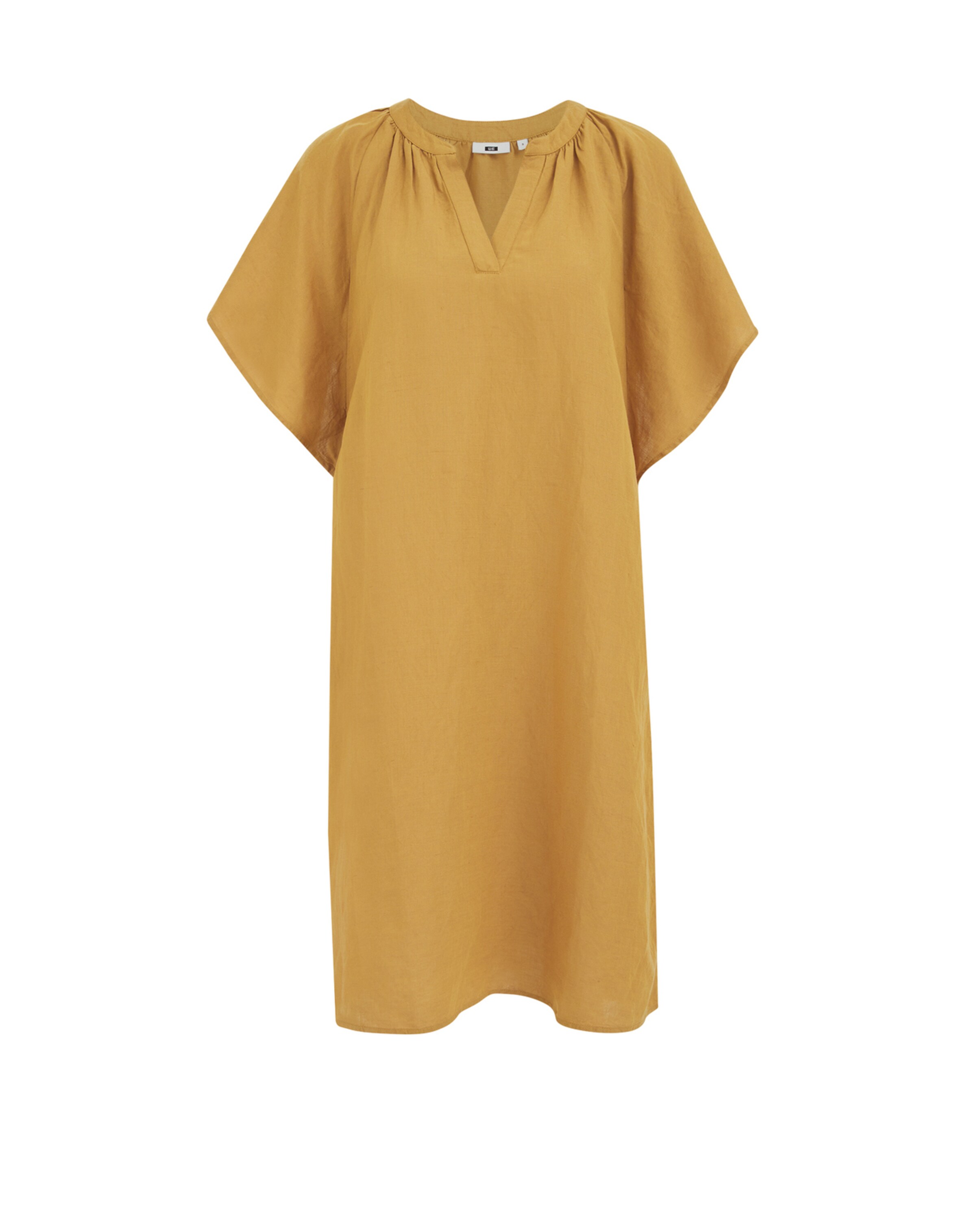 WE Fashion Jurk in Geel: voorkant