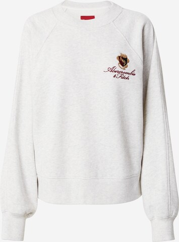 Abercrombie & FitchSweater majica 'CLASSIC SUNDAY' - siva boja: prednji dio