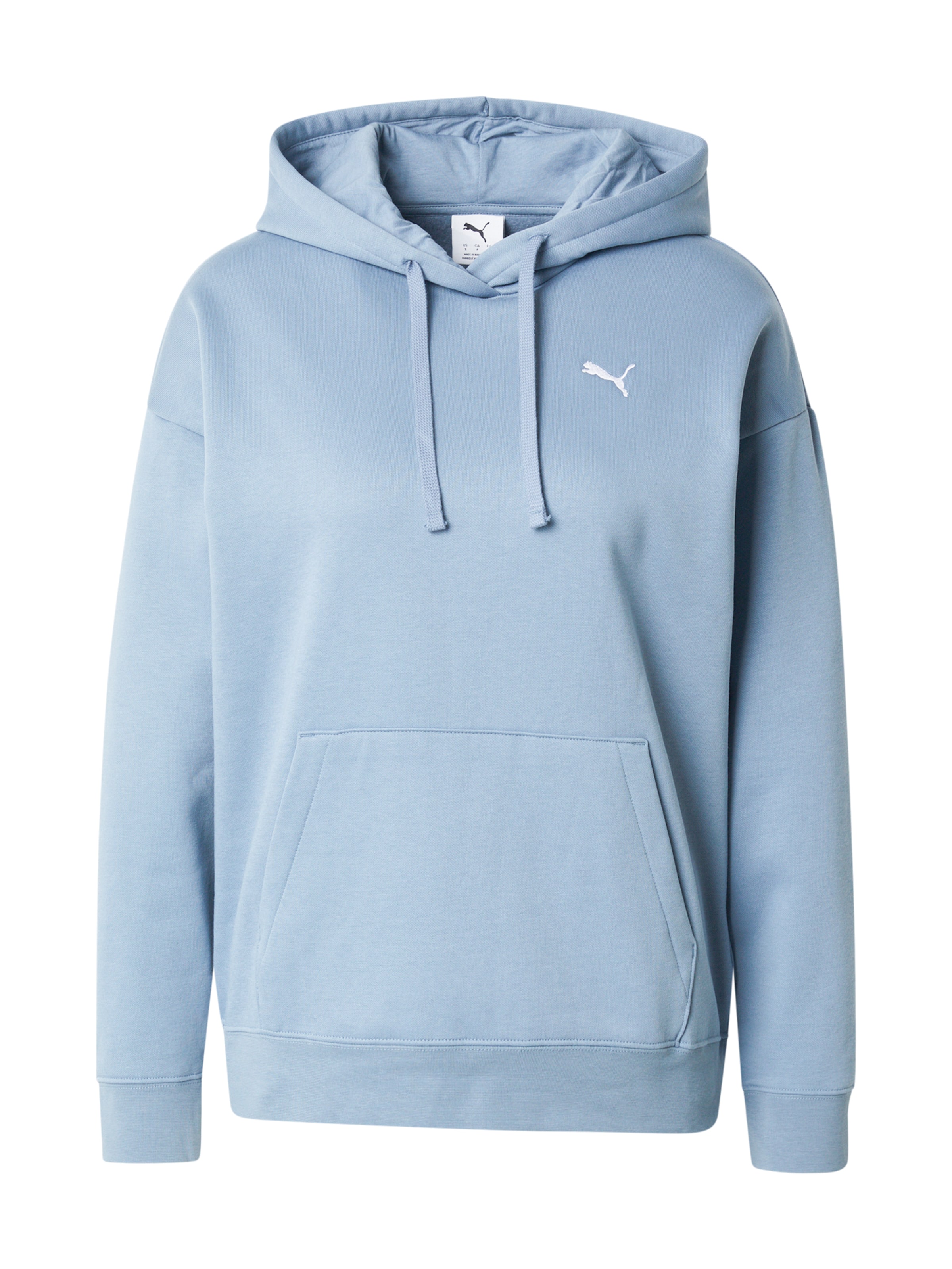 PUMA Sportovní mikina 'ESS' – modrá: přední strana